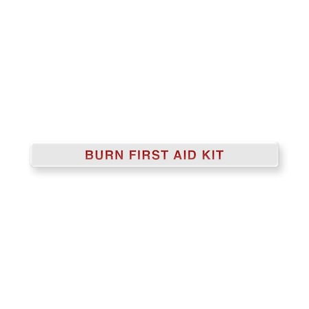 CleanRemove Adhesive Dome Label Burn First Aid Kit